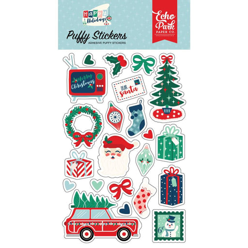 Echo Park Happy Holidays - Puffy Stickers