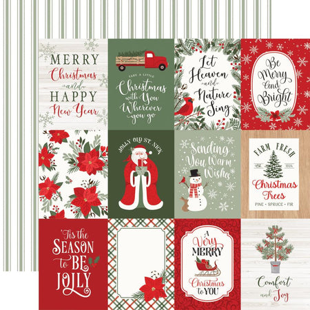 Echo Park Christmas Time - 3x4 Journaling Cards