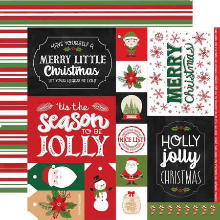 Echo Park Have A Holly Jolly Christmas - Multi Journaling Cards