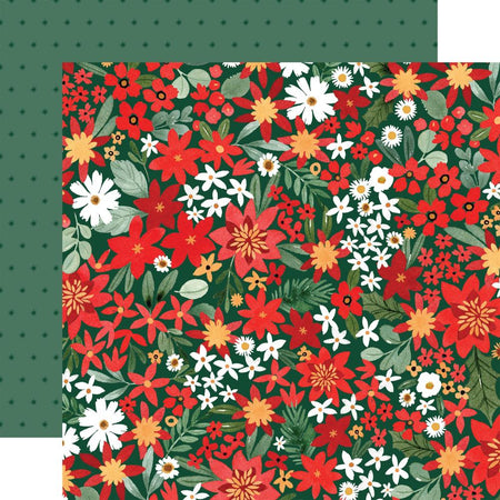 Carta Bella Christmas Flora - Joyful Medium Floral