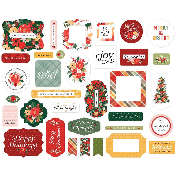 Carta Bella Christmas Flora - Joyful Ephemera Icons