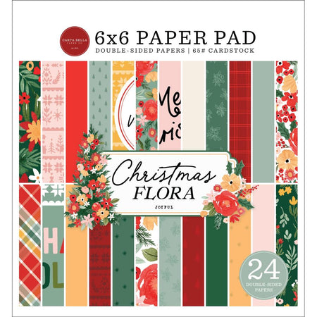 Carta Bella Christmas Flora - Joyful 6x6 Pad