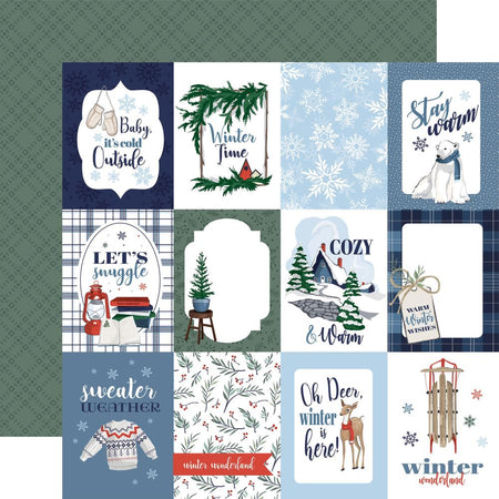 Carta Bella Wintertime - 3x4 Journaling Cards