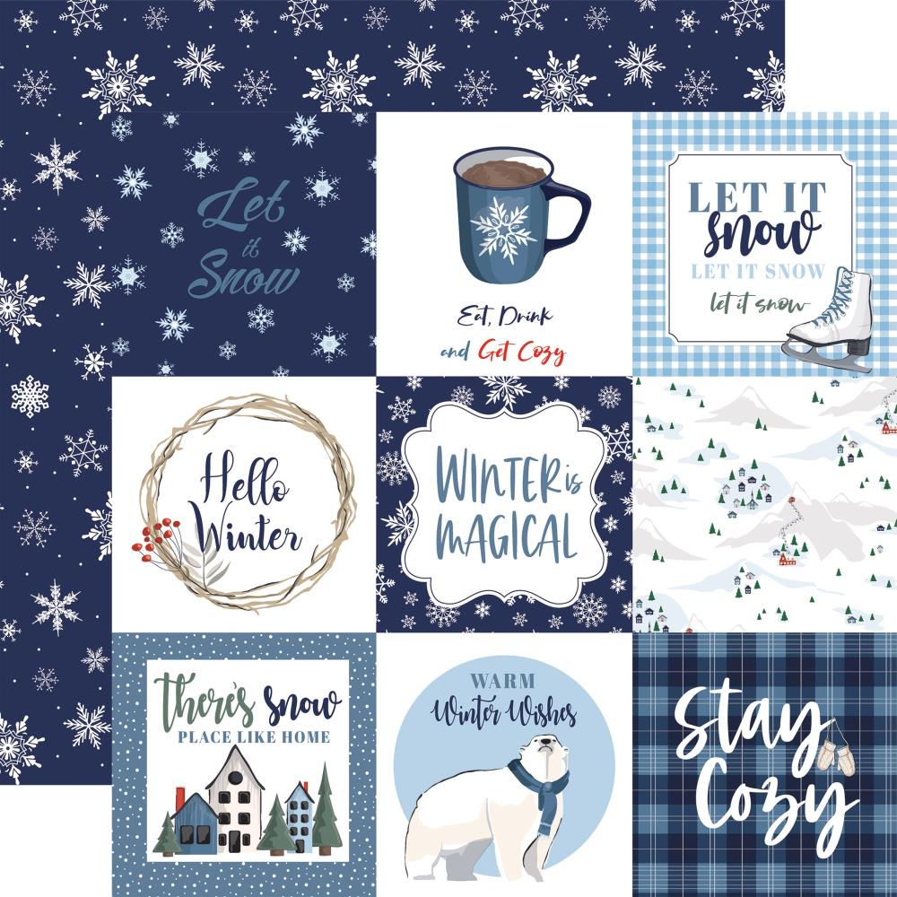Carta Bella Wintertime - 4x4 Journaling Cards