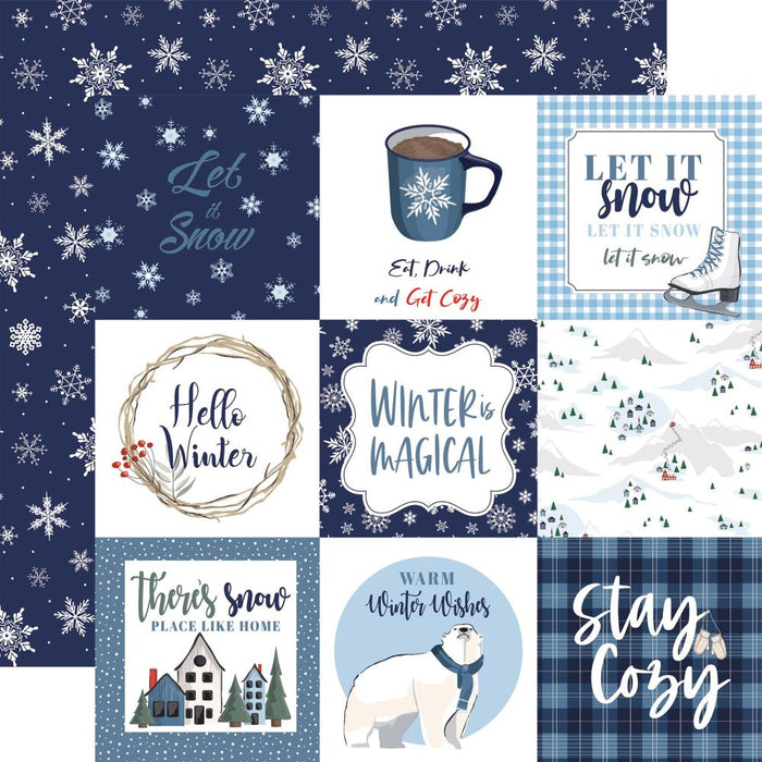 Carta Bella Wintertime - 4x4 Journaling Cards