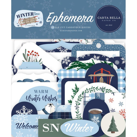 Carta Bella Wintertime - Ephemera Icons