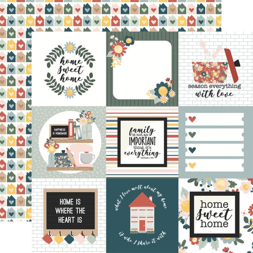 Echo Park Good To Be Home - 4x4 Journaling Cards