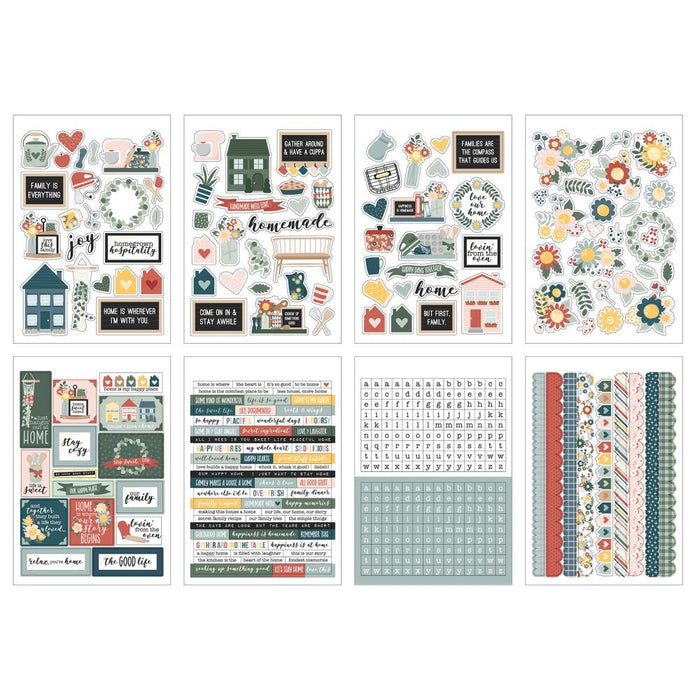 Echo Park Good To Be Home - Sticker Book