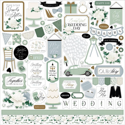 Echo Park Wedding Bells - Element Stickers