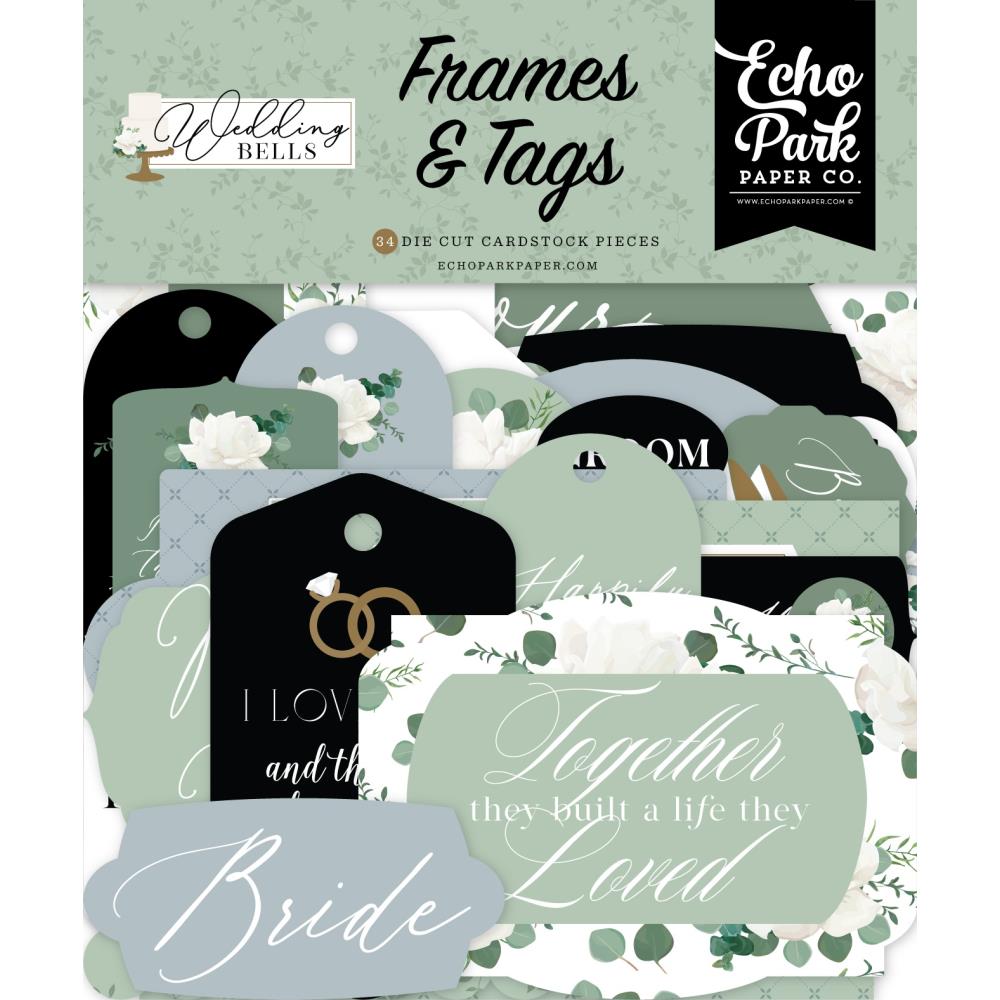 Echo Park Wedding Bells - Ephemera Frames & Tags