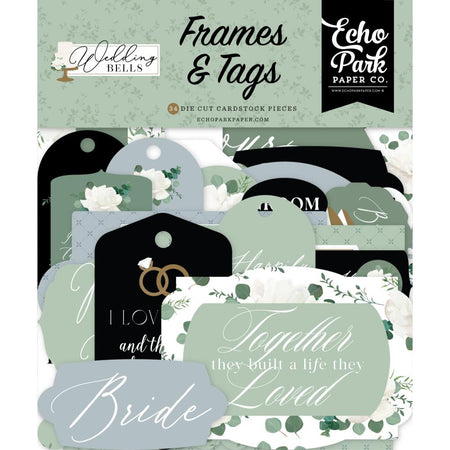 Echo Park Wedding Bells - Ephemera Frames & Tags