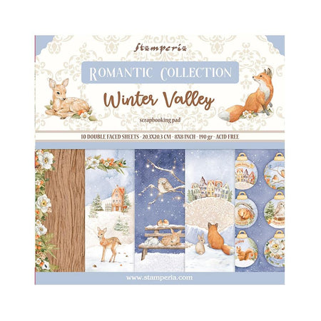 Stamperia Winter Valley - 8x8 Paper Pack