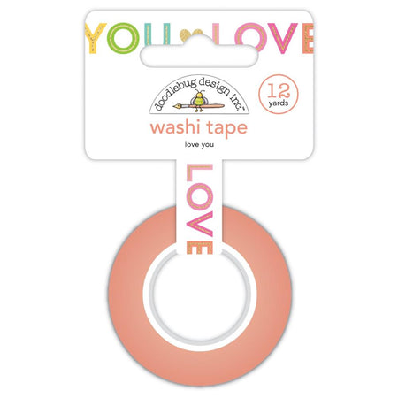 Doodlebug Design Hello Again - Love You Washi Tape