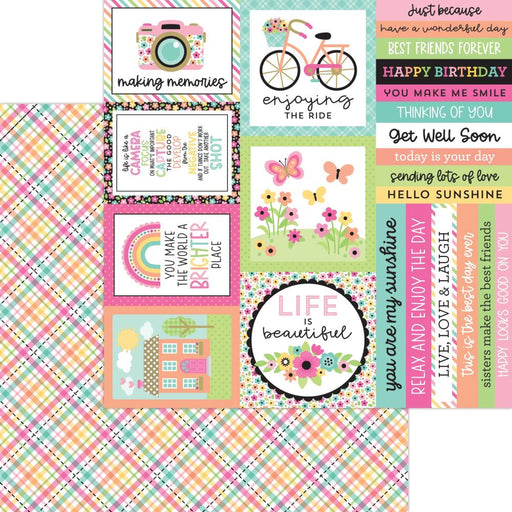 Doodlebug Design Hello Again - Patchwork Plaid