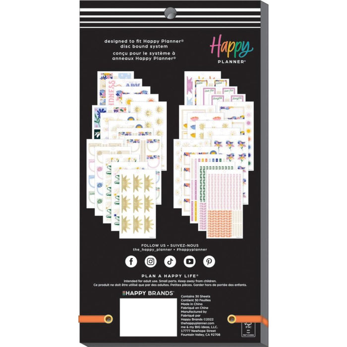 Me & My Big Ideas Happy Planner Sticker Value Pack - Fun Fleurs Classic