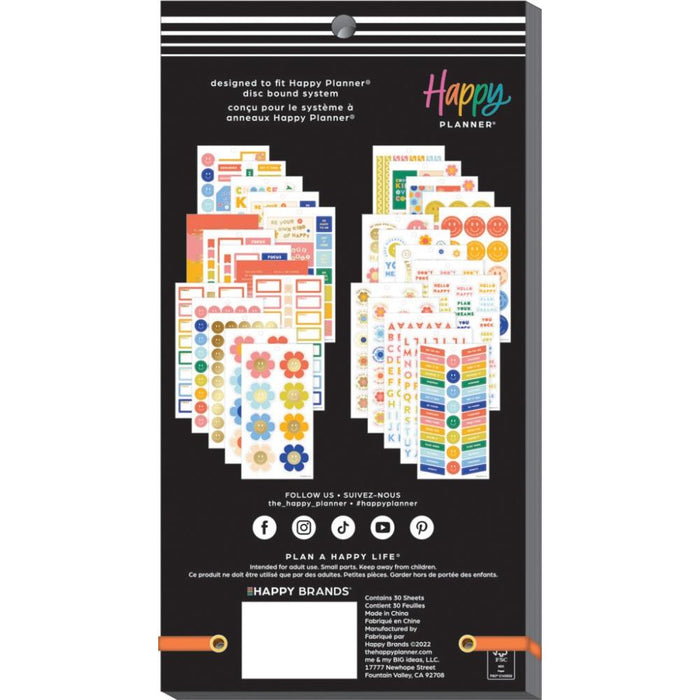 Me & My Big Ideas Happy Planner Sticker Value Pack - Super Happy Classic