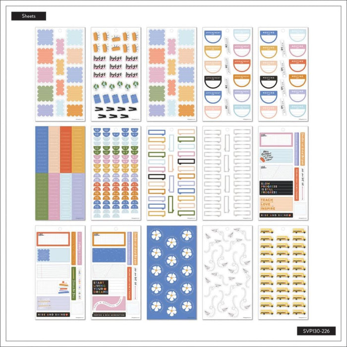 Me & My Big Ideas Happy Planner Sticker Value Pack - Teacher Notes Classic