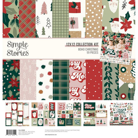 Simple Stories Boho Christmas - 12x12 Collection Kit