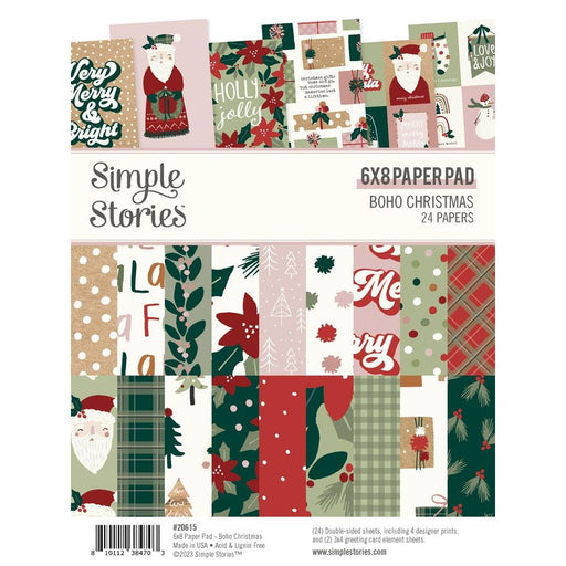 Simple Stories Boho Christmas - 6x8 Paper Pad
