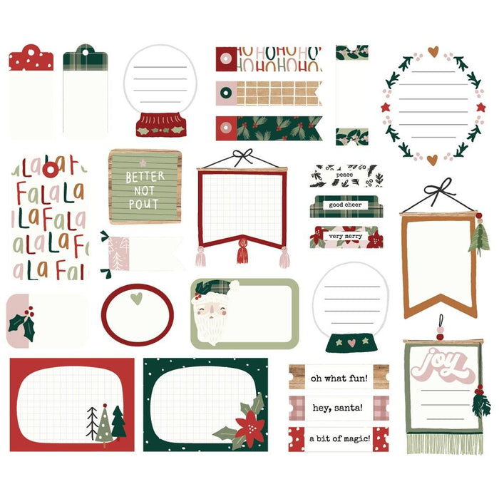Simple Stories Boho Christmas - Journal Bits & Pieces
