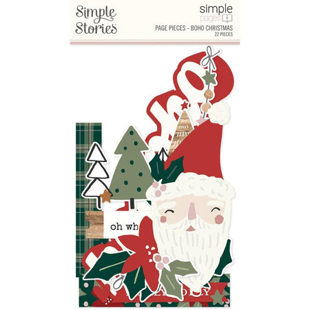 Simple Stories Boho Christmas - Page Pieces