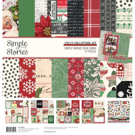 Simple Stories Simple Vintage Dear Santa - 12x12 Collection Kit