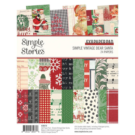 Simple Stories Simple Vintage Dear Santa - 6x8 Paper Pad