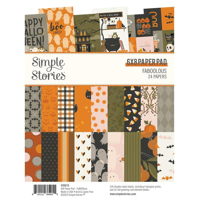 Simple Stories Faboolous - 6x8 Paper Pad