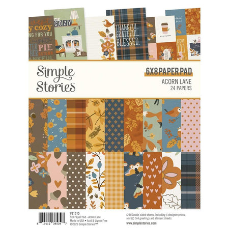 Simple Stories Acorn Lane - 6x8 Paper Pad