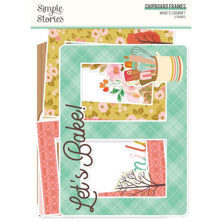 Simple Stories What's Cookin' - Chipboard Frames