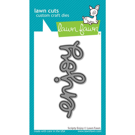 Lawn Fawn Craft Die - Scripty Enjoy
