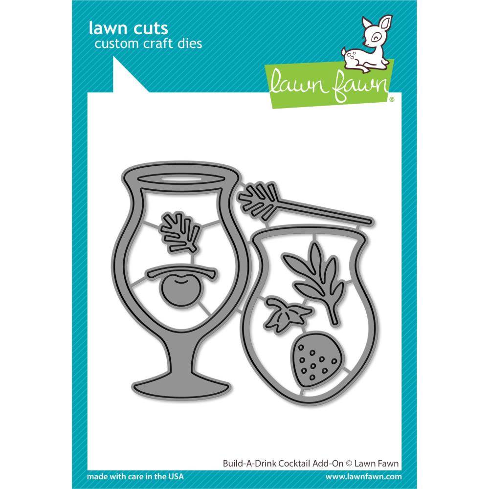 Lawn Fawn Craft Die - Build-A-Drink Cocktail Add On