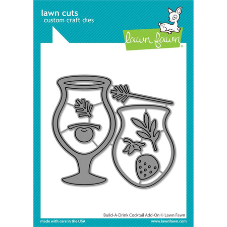 Lawn Fawn Craft Die - Build-A-Drink Cocktail Add On