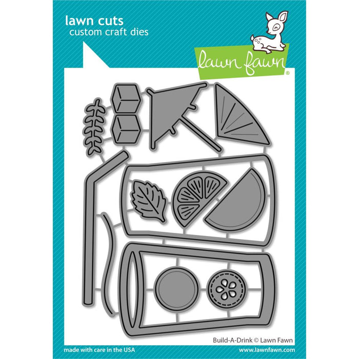 Lawn Fawn Craft Die - Build-A-Drink Die