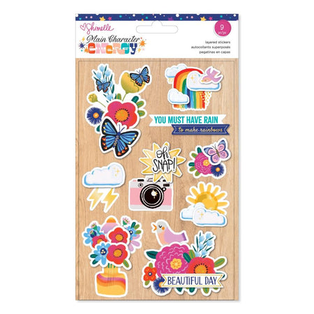 American Crafts Shimelle Main Character Energy - Layered Stickers