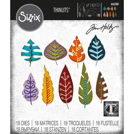 Sizzix Tim Holtz Thinlits Die - Artsy Leaves