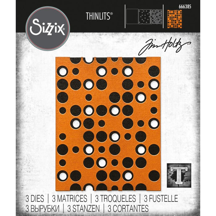 Sizzix Tim Holtz Thinlits Die - Layered Dots