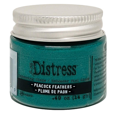 Ranger Distress Embossing Glaze - Peacock Feathers