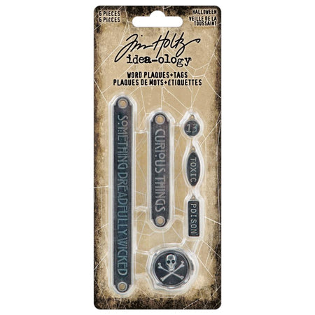 Tim Holtz Idea-ology - Halloween Word Plaques & Tags