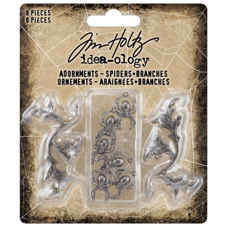 Tim Holtz Idea-ology - Halloween Adornments Spiders & Branches