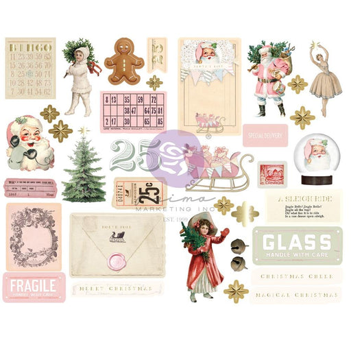 Prima Christmas Market - Chipboard Stickers