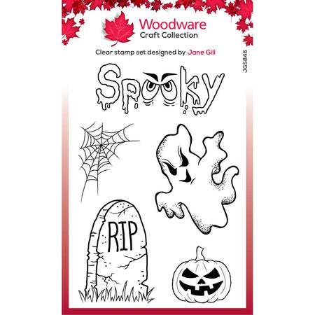 Woodware Clear Magic Stamps - Spooky Goings On
