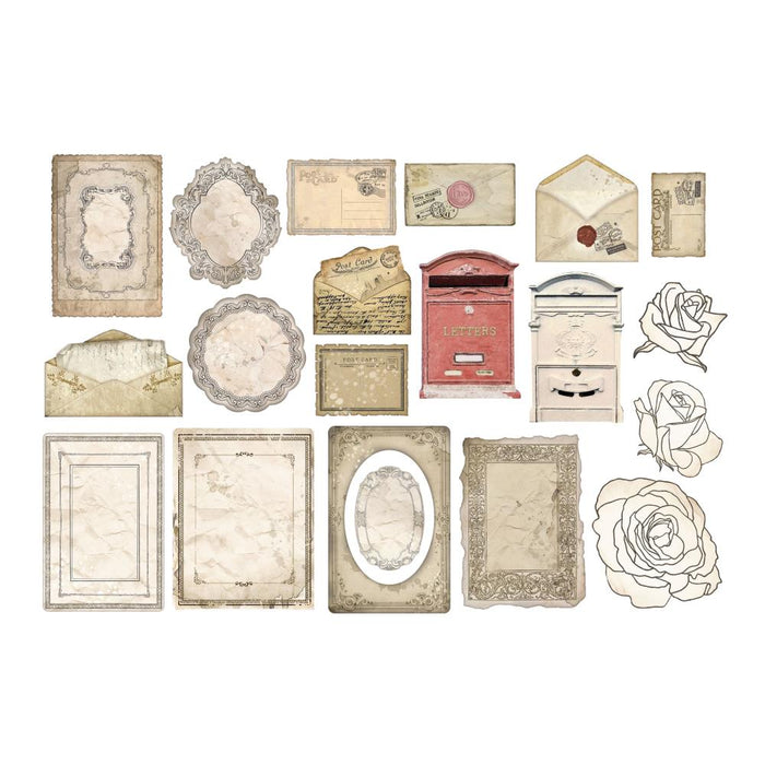 Stamperia Create Happiness - Christmas Letters Adhesive Paper Ephemera