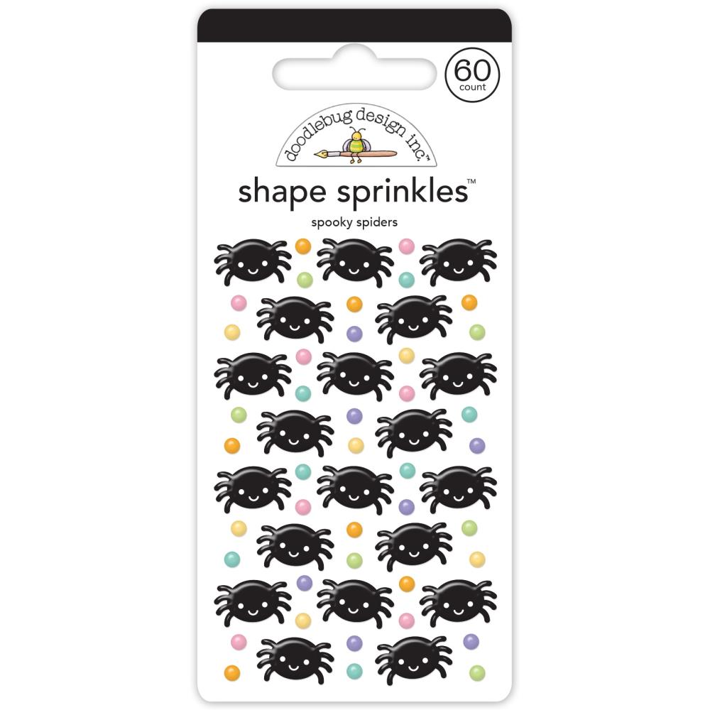 Doodlebug Design Sweet & Spooky - Spooky Spiders Shape Sprinkles