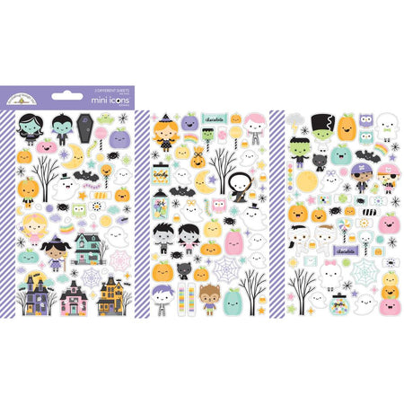 Doodlebug Design Sweet & Spooky - Mini Icon Stickers