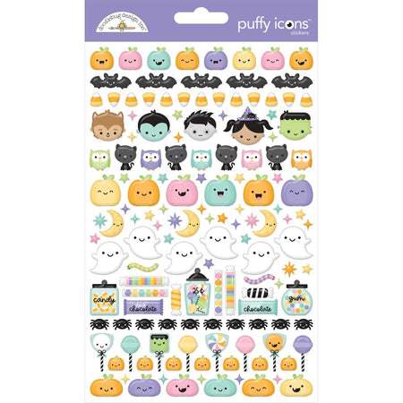 Doodlebug Design Sweet & Spooky - Puffy Icon Stickers