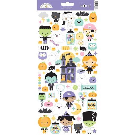 Doodlebug Design Sweet & Spooky - Icon Stickers