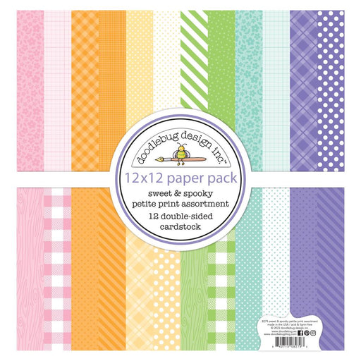 Doodlebug Design Sweet & Spooky - Petite Prints 12x12 Paper Pack