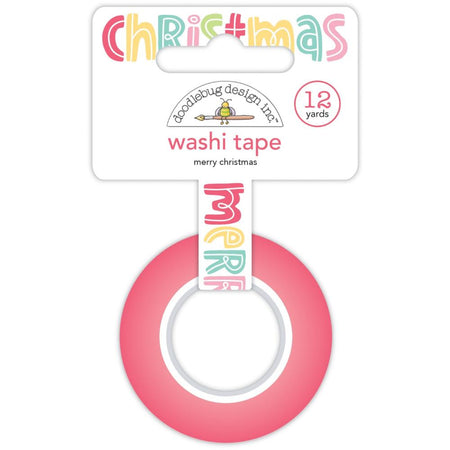 Doodlebug Design Gingerbread Kisses - Merry Christmas Washi Tape