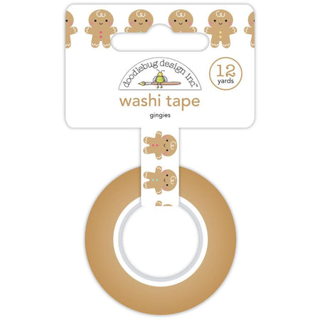 Doodlebug Design Gingerbread Kisses - Gingies Washi Tape